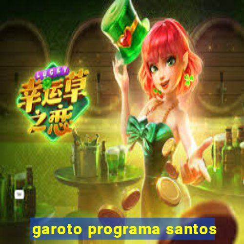 garoto programa santos